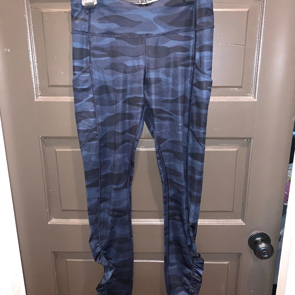 Lululemon Blue Camo Leggings
